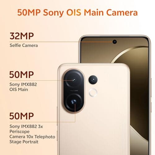 vivo T4 Pro 5G, Blaze Gold (8GB, 256GB) 3