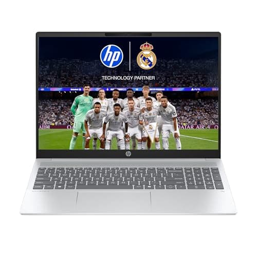 HP Smartchoice OmniBook 5 (Previously Pavilion) 50 Tops, AMD Ryzen AI 5 340 (16GB LPDDR5X, 512GB SSD) WUXGA 2K, 16''/40.6cm, Win11, Office24, Silver, 1.79kg, ag1037au, Next Gen AI Copilot+ Laptop