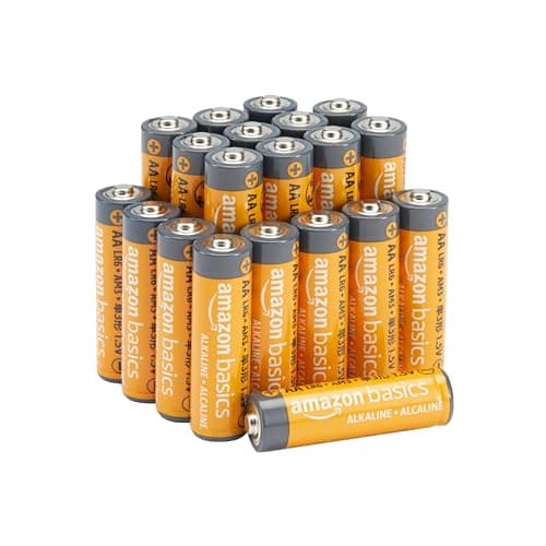 AmazonBasics AA Performance Alkaline Non-rechargeable Batteries (20-Pack) - Packaging May Vary