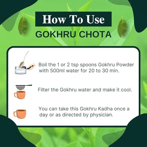 Brijbooti Gokhru Chota 400 gram - Tribulus Terrestris Seeds - Small Caltrops - Pure & Natural 4