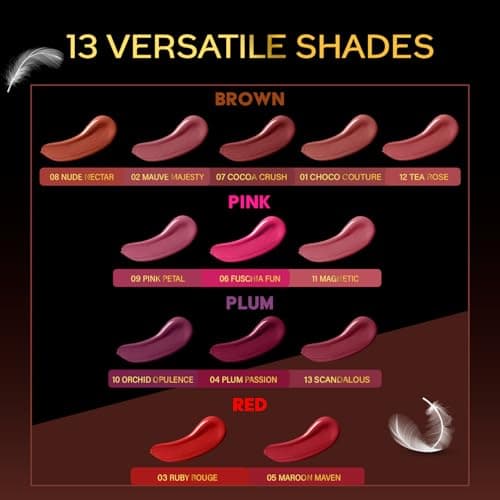 FACES CANADA Comfy Matte Wow Liquid Lipstick - Magnetic 11 (Pink) 3.8ml | One Swipe Application | Highly Pigmented | Comfortable Wear | Glides Smoothly | Long Lasting | Transferproof 6