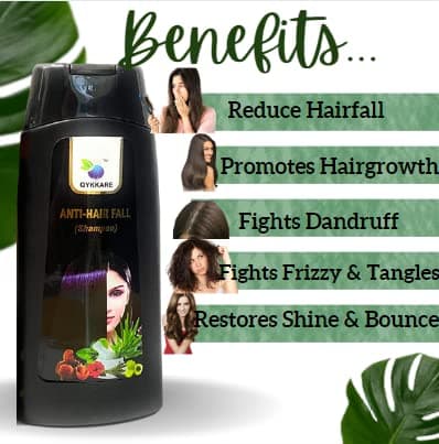 QYKKARE Anti Hair Fall Shampoo For Women | Shampoo for Thick & Strong Hair | Suitable for All Hair | (200 GM X 3) | 600 GM 5