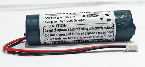 3.7 V 2200 Rechargeable Lithium ion Battery BMS Auto Charging Cut Power Bank Cell use for LED Light Bluetooth Speaker Emergency Light (3.7v 2200mAh Li-ion Battery) Dark Green Colour Pack of 1