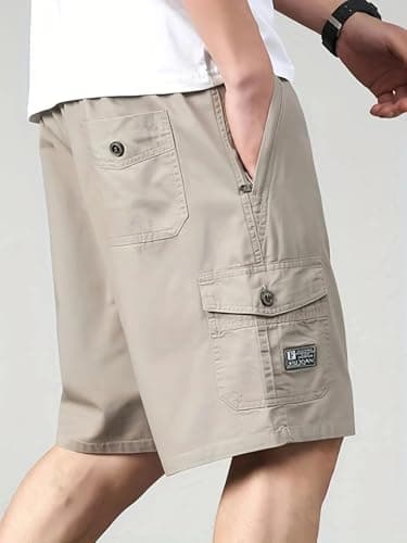STREET BOYS Classic Men's Ribbed Cotton Relaxed Shorts || Half Pant with Drawstring & 4 Pockets || Men Shorts Casual || Shorts Pant for Men (in, Numeric, 34, Men, Light Grey) 5