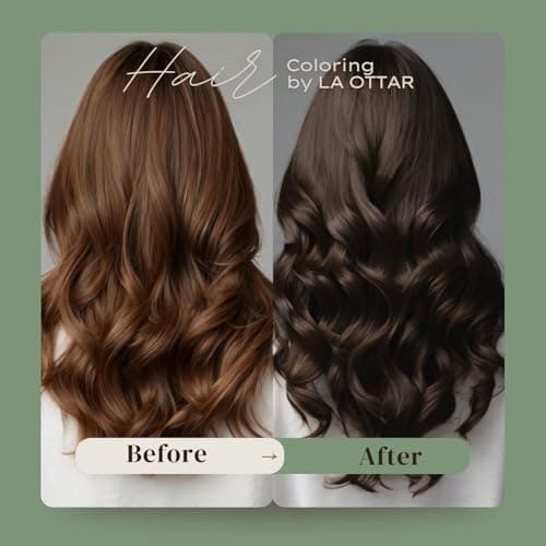 Fruit Vinegar Hair Dye Color for Both Men, Women, Natural & Ammonia Free Color Dye for Men & Women Black Hair (500ml x 2) - Black 3