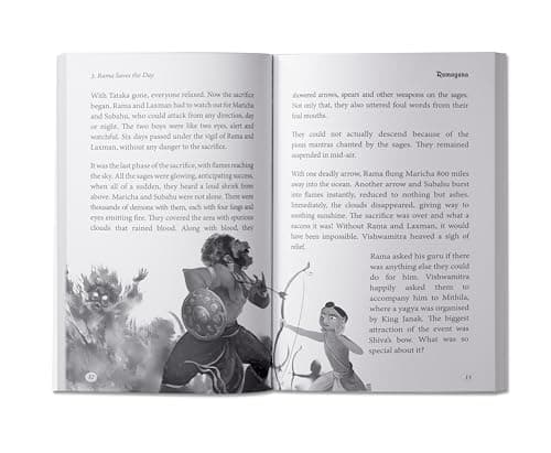 Illustrated Ramayana For Children (Black and White) 5