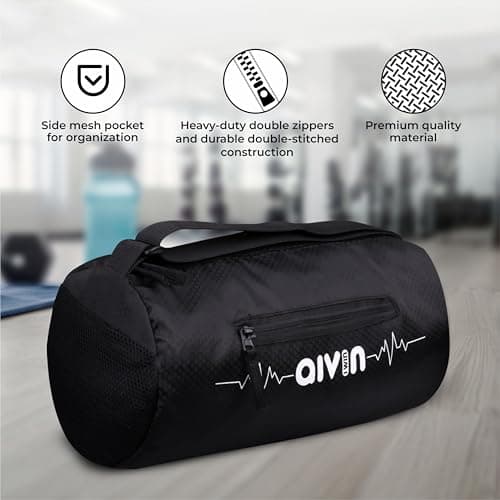Aivin Attract Multipurpose Gym Bag | Gym Bags | Adjustable Shoulder Bag for Men|Duffle Gym Bags for Men|Fitness Bag|Carry Bags|Sports & Travel Bag|Sports Kit|Duffle Bags Travel 3