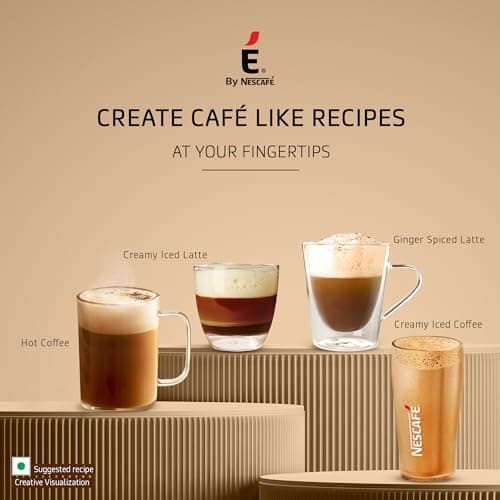 Nescafé E Coffee Maker for Cafe-like Frothy Coffee At Home | Make Espresso, Cappuccino, Latte at Home with E coffee maker 5