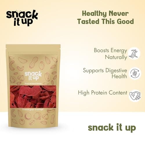 Snack It Up Beetroot Chips Crème & Onion Flavour (100g x 1) | Healthy Air-Fried Vegetable Chips Made with Real Beetroot | Vegan, Gluten Free, No Palm Oil, No Artificial Preservatives | Plant Based Hea 2