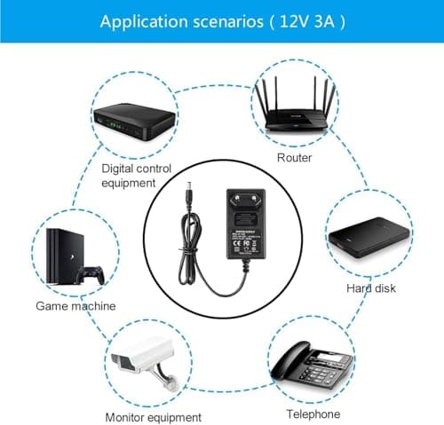 Rexmon 21V Li-Ion Battery Charger, Power Tool Battery Charger Adapter with LED Indicator, Fast Charging, Compact Design, 100-240V Input, 21V 1A Output for Cordless Drill & Household Tools 4