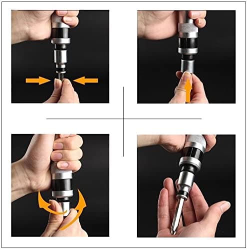 Inditrust 7 Pcs Impact Screwdriver Set | Heavy Duty Manual Impact Driver Kit with Chisel Bits | Chrome Vanadium Steel Portable Screwdriver Set for Automotive, Repair & Industrial Use 4