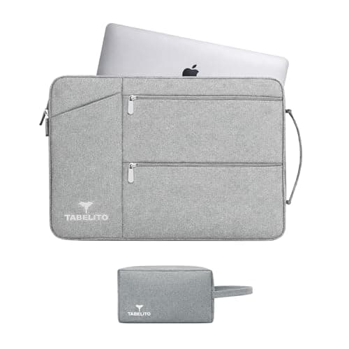 Tabelito® Hybrid 14 Inch Laptop Bag Sleeve Cover with Box for 14-inch laptops HP/Dell/Accer/Apple/Asus/Lenovo/Ultrabook/Razer Etc.Grey 14 INCH