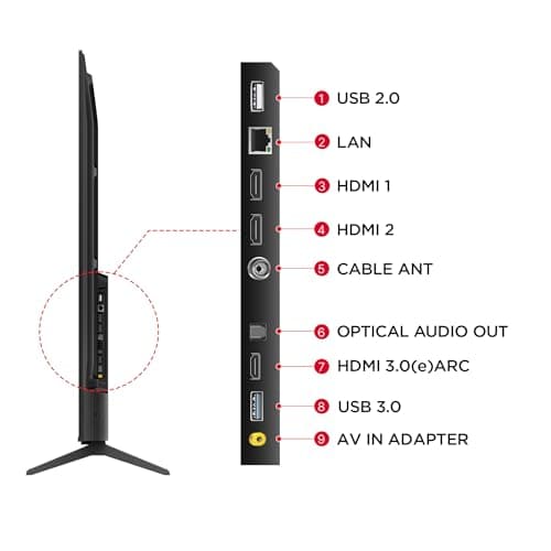 TCL 189 cm (75 inches) 4K UHD Smart QLED Google TV 75T6C 4