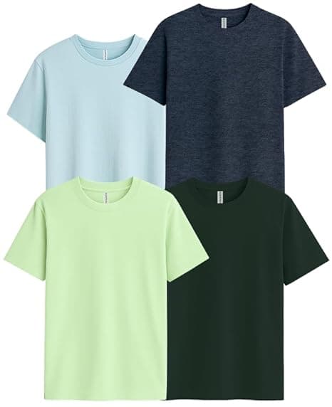 Sleepynuts Men's Regular Fit Round Neck Half Sleeves Solid Casual Wear T-Shirt
