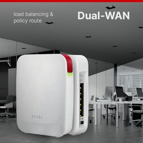 Zyxel Security Firewall with AX6000 Dual-Band WiFi 6 | Dual-WAN | Subscription-Free Network Security | 2.5G Multi Gigabit Ethernet Port |Smart Mesh |VPN Router |Cloud Getaway (USGLITE 60AX) 4