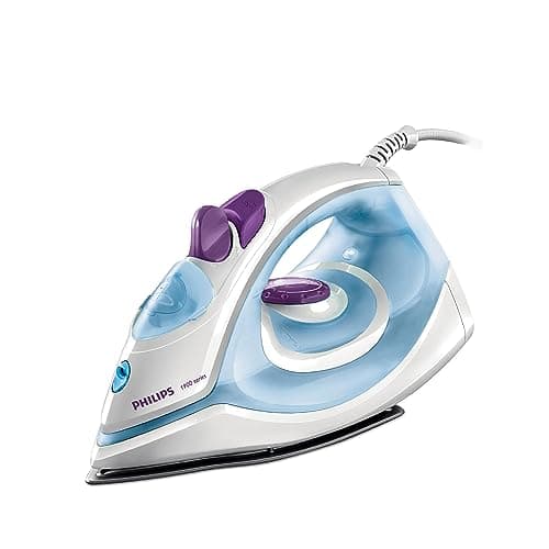 PHILIPS Aluminum Gc1905 1440-Watt Steam Iron With Spray (Blue) & Classic Gc097/50 750 Watts Dry Iron (Peach) 2