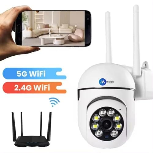 Maizic Smarthome 3 MP FHD WiFi Indoor Mini Fox Ptz Security Camera with Color Night Vision, 360� Ptz Rotation, Motion Tracking, Two Way Audio and Multi Users View 2