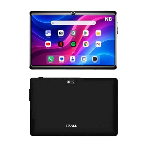 IKALL N8 Android Tablet – 7 inch Display, 2GB RAM, 16GB Storage (Expandable), WiFi Enabled, 3000mAh Battery, Dual Camera, Compact & Lightweight Tablet for Entertainment & Learning (Black) 2
