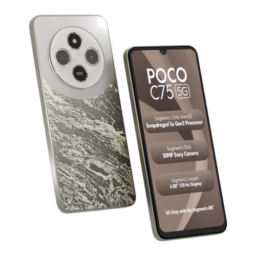 POCO C75 5G, Silver Stardust (4GB, 64GB) 2