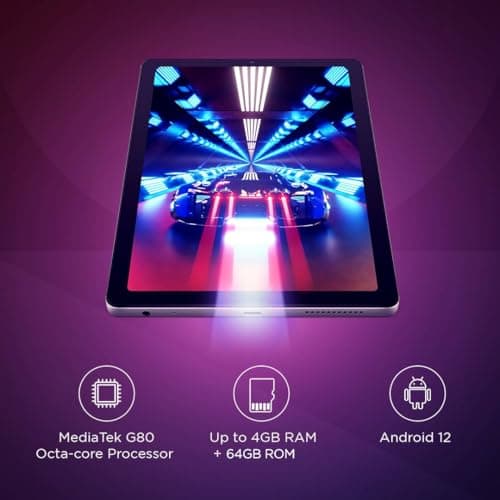 Lenovo Tab M9, WiFi+4G Tablet| 9 Inch (22.86 cm) Display| 4GB RAM, 64GB Storage (Expandable)| Dual Speaker| Color: Arctic Grey | ZAC60073IN 2