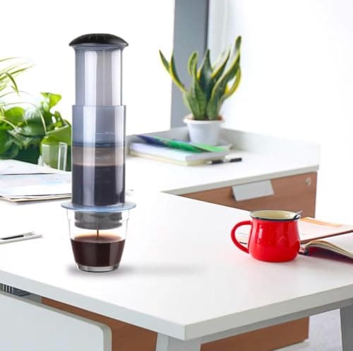 LIXN Coffee and Espresso Maker Manual Machine Black Coffe Maker Compressed Coffee 5
