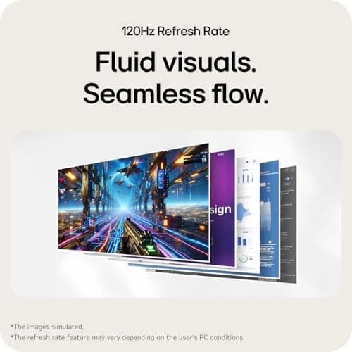 LG 24 Inch IPS FHD Monitor 1920 x 1080,1 MS MBR, 120Hz, sRGB 99% Typ(CIE1931),1500:1 Contrast, Black Stabilizer,Virtual Borderless, Flicker Safe, Reader Mode, HDMI,VGA, 24U411A, (Black) 3
