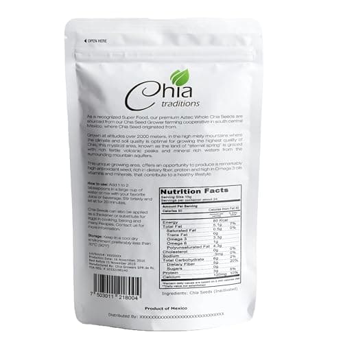Acme Products Premium Raw Chia Seeds (250g) – High Fiber, Omega-3 Rich Superfood – Gluten-Free, Vegan – Energy Booster for Weight Loss, Digestion & Smoothies – Zip Lock Pouch 2