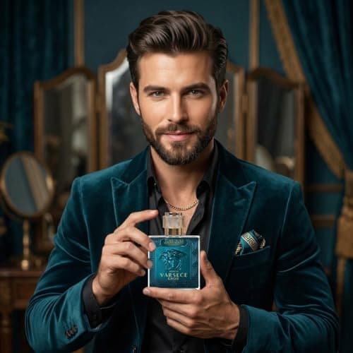 Perfume for men Inspired by Varsece Eros | Men’s Eau de Parfum Spray | Long Lasting Masculine Scent with Mint, Candy Apple & Vanilla | Premium Concentrated Fragrance | 50ml 3