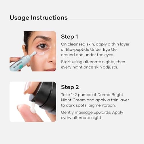 Cureskin Glow Support Combo | Face Cream for Dull Skin & Uneven Tone | Under Eye Gel for Men & Women | Helps Reduce Tan, Visibly Refreshes & Revives Look 5