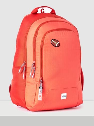 Wiki Stylish Unisex Backpack 3 Durable & Lightweight backpack for Men & Women | Backpack for Office, Gym, Travel (33.5 Litre, Orange) 3