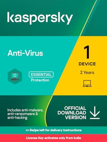 Kaspersky | Anti-Virus | 1 Device | 2 Years | Email Delivery in 1 Hour