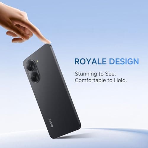 REDMI A7 4G (Black, 3 GB RAM, 64GB Storage) | Large 17.48cm (6.88) Smooth 120Hz Display | 5200mAh 2-Day Battery | Royale Design | Charger in the Box 5