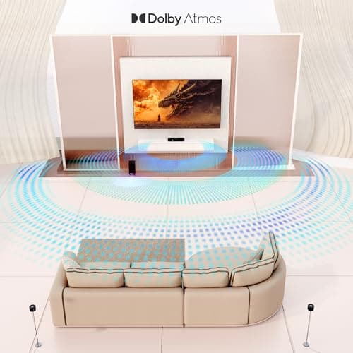Zebronics 2026 Launch 550W Soundbar with Dolby Atmos, DTS X, 5.1 CH, 13.33cm Wireless Subwoofer & Rear Satellites, LED Display, BT v5.3, HDMI eARC, Wall Mountable, Matte Finish (Juke Bar 9710C) 4