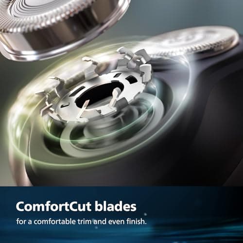 Philips Electric Shaver For Men, Skinprotect Technology, Wet And Dry Shave, 3D Floating Heads, 27 Self Sharpening Blades, Pop-Up Trimmer, Cordless, Waterproof X3063/03 (New Model), Blue 4
