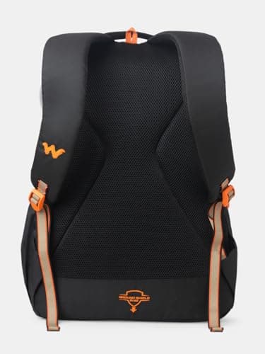 Wildcraft Outlander 40 Laptop Backpack With RainCover for Man & Women,40L Ideal bags for men Office use/School/College Boys and Girls, 3 Compartment Bag, Black 4