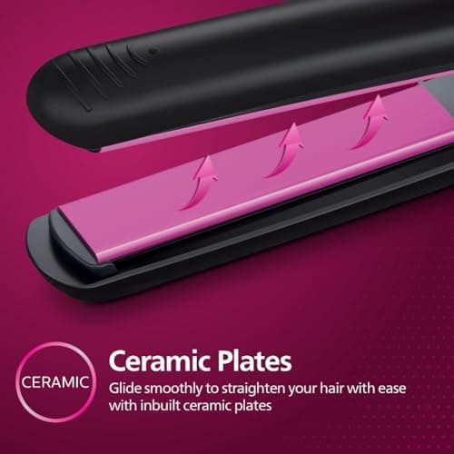 Philips India's No.1 Hair Styling Brand Selfie Hair Straightener, Minimized Heat Damage,SilkPro Care, Ceramic Plates,Smooth Shiny Straight Hair, 210°C Temp, Salon like Result | For Indian Hair, HP8302 4