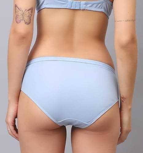 Flomex® Women’s Hipsters Panties Super Soft Hipster Ladies Plain Bright Panty/Innerwear Soft Panties Underwear Combo Pack 3 (in, Alpha, 3XL, Multicolour 3) 3