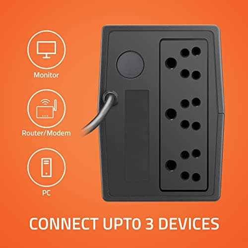 Artis 600VA LCD Touchscreen UPS for Personal Computers, Desktop PCs, Laptops, Routers, Networking Devices and Gaming Consoles 5