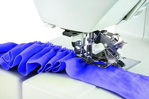 Usha Janome Marvela Blue Automatic Zig-Zag Electric Sewing Machine With Free Sewing Kit | Sewing Light | 7 Built-In-Stitches | 14 Stitch Functions | 2 Year Warranty | Blue & White 4