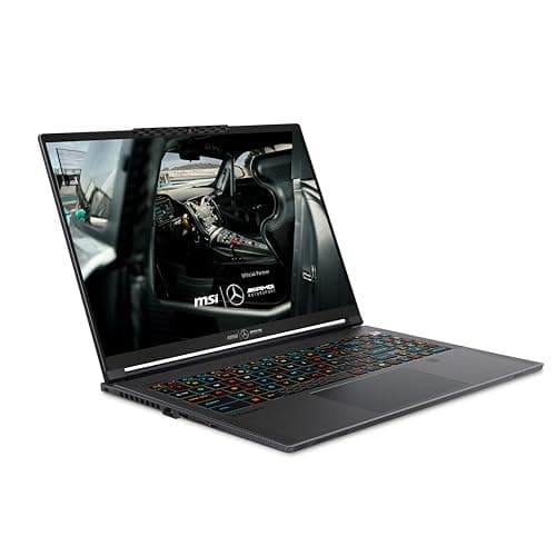MSI Stealth 16 Mercedes-AMG Motorsport,Intel Core Ultra 9 185H,41CM QHD+ OLED,240hz Gaming Laptop(32GB/2TB NVMe SSD/Windows 11 Home/GeForce RTX 4070,GDDR6 8GB/Selenite Gray/1.99Kg),A1VGG-295IN 3
