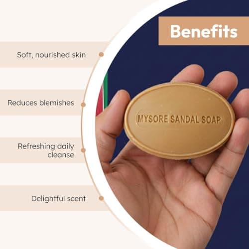 Mysore Sandal Bathing Soap, 125g [Pack of 3] 5