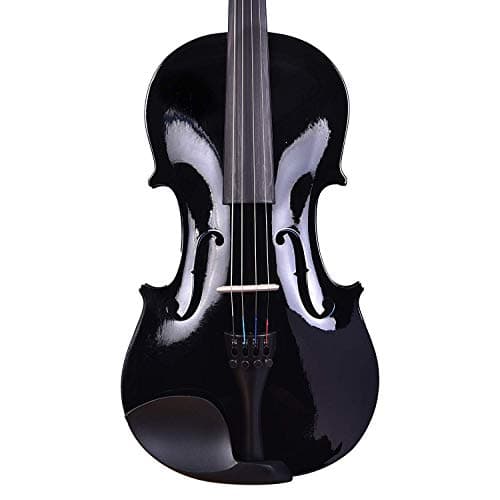Kadence Vivaldi Acoustic Violin Full Size with Bow, Rosin, Carrying Hard Case,Instrument for Beginners, Adults, Boys, Girls, Children, Kids (4/4, Black) 3