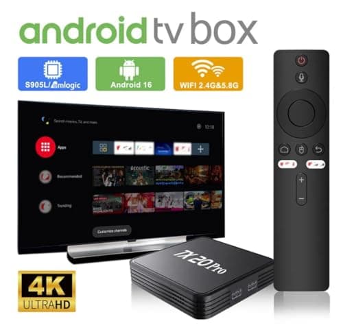 TX20 Pro Android 4K TV Box | Smart Streaming Device with Voice Remote, WiFi, Chromecast Built-in & Google Play Store Support 5