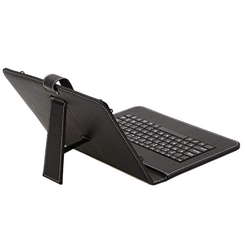 Saco Type C Plug Tablet Keyboard Convertible Slim Shockproof Case with Stand fit Compatible for Lenovo Ideapad Duet Chromebook Tablet (10.1 inch) - Black 3