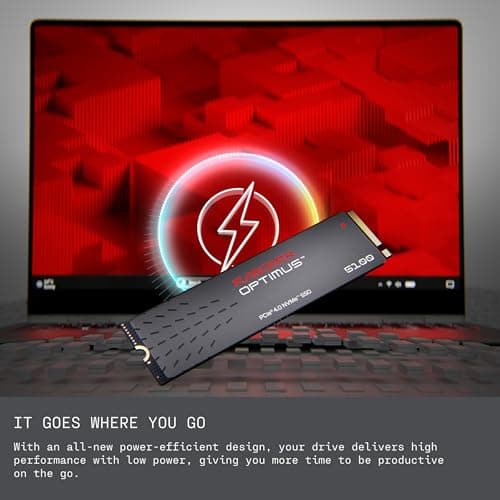 SANDISK Optimus™ 5100 NVMe™ SSD, 500GB, Upto 6600MB/s R, 5600MB/s W, 5Y Warranty, PCIe Gen 4 NVMe M.2 (2280), Gaming Storage, Internal Solid State Drive (SDSP51500GAN-000E0) 4