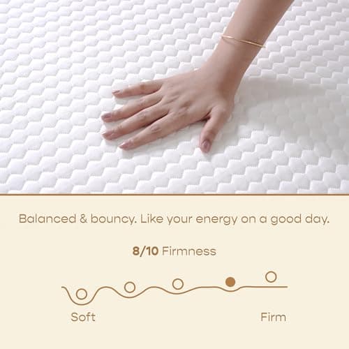 SleepyCat Original Ortho Mattress with AirGen™ Memory Foam | Medium Firm Feel for Balanced Comfort | 6 Inch Bed Mattress | Anti-Bacterial Fabric Cover |10 Years Warranty|(King,72x72x6 inches) 2