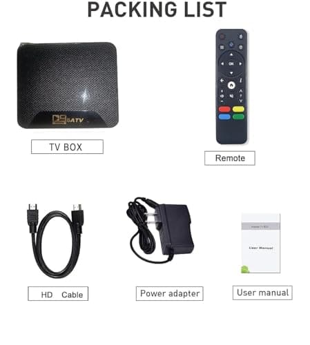 CARORS Android TV Box Version 13.0 Dual Band WiFi 5, Bluetooth 5.0, Voice Assistance, Voice Remote Control, 4K Ultra HD, Smart Set-Top Box Streaming Media Player, Ram 4GB, Storage 32GB 5