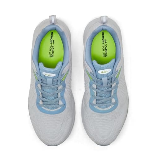Campus Men's Gretta WHT/L.Sky Running Shoes - 8UK/India 1Pair 4