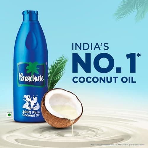 Parachute Coconut Oil 600 ml - Bottle 3