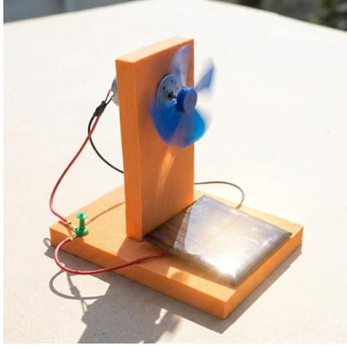 ERH India DIY Solar Panel Windmill Science Project Working Model Kit for School Students STEM Physics Experiment with Educational Toy 2